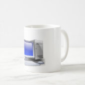 Schreibtischcomputer Kaffeetasse (VorderseiteRechts)