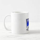 Schreibtischcomputer Kaffeetasse (Links)