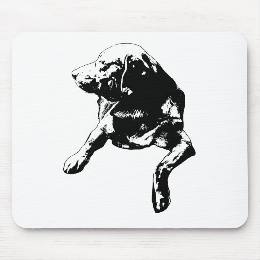 Schreibtischerneuerung: Watchful Labrador Mousepad (Vorne)