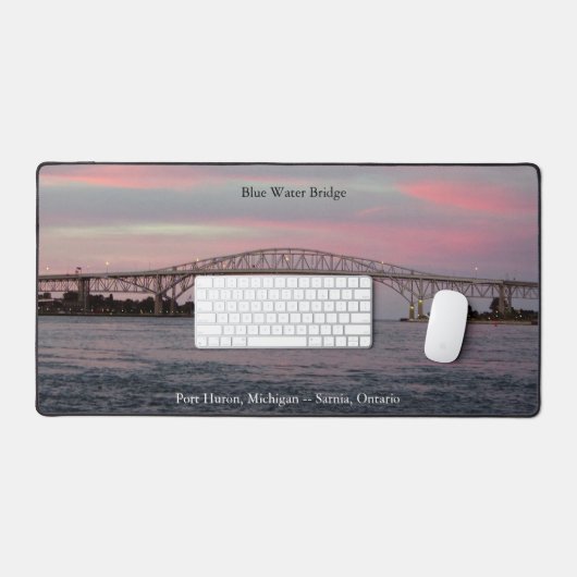 Schreibtischmatte der Blue Water Bridge (Tastatur & Maus)