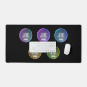 Schreibtischmatte fünf Jahre (Tastatur & Maus)