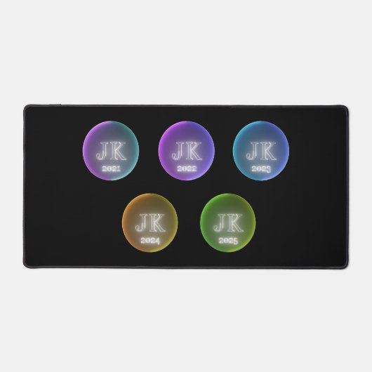 Schreibtischmatte fünf Jahre (Vorderseite)