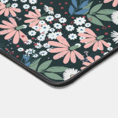Schreibtischmatte für die Wildblume botanische Blu (Ecke)