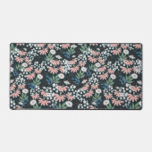 Schreibtischmatte für die Wildblume botanische Blu (Vorderseite)