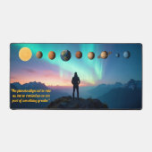 Schreibtischmatte für kosmische Ausrichtung - Plan (Vorderseite)
