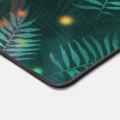 Schreibtischmatte in Grünen Blätter und Punkten de (Ecke)