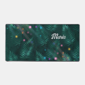 Schreibtischmatte in Grünen Blätter und Punkten de (Vorderseite)