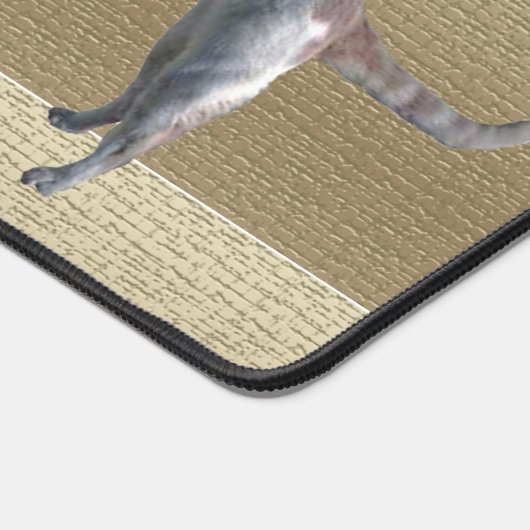 Schreibtischmatte - Katzen beim Spielen (Ecke)