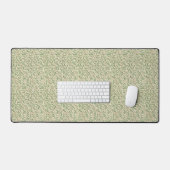 Schreibtischmatte mit antiken grünen Blätter (Tastatur & Maus)