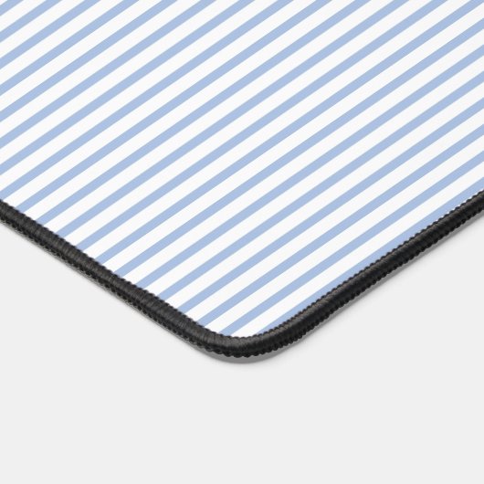 Schreibtischmatte mit blauem Streifen (Ecke)