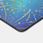 Schreibtischmatte mit Imitaten Gold & Silber Firew (Ecke)