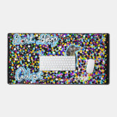 Schreibtischmatte mit Meldung zur Unterbringung vo (Tastatur & Maus)