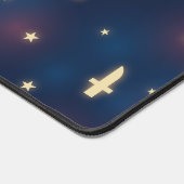 Schreibtischmatte mit Starry Night Knife Keyhole M (Ecke)