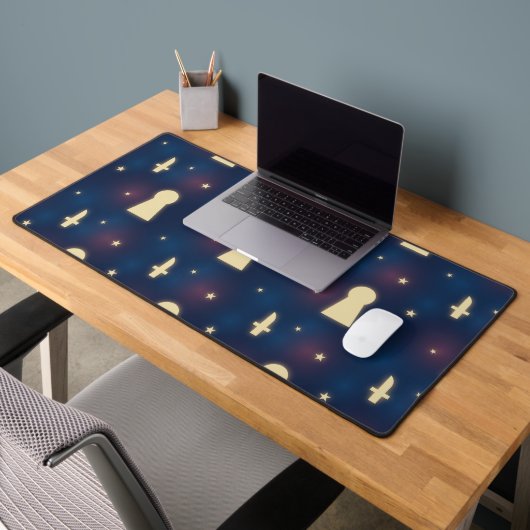 Schreibtischmatte mit Starry Night Knife Keyhole M (Büro 2)