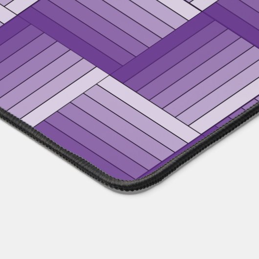 Schreibtischmatte - Ombre Streifen in Ihrer Wahl (Ecke)