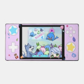 Schreibtischmatte pink (Vorderseite)