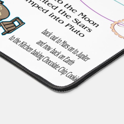 Schreibtischmatte Wo ist Mutter? (Ecke)