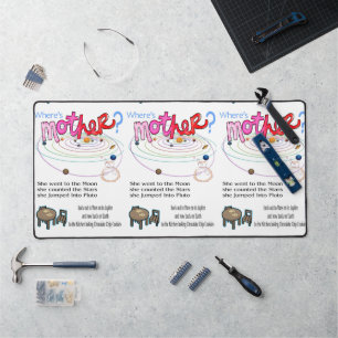 Schreibtischmatte Wo ist Mutter?