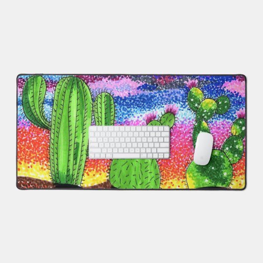 Schreibtischmatte - Wüstensonnenset (Tastatur & Maus)