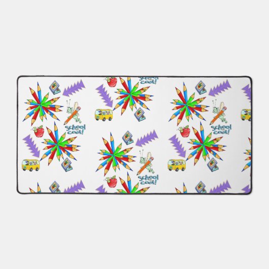 Schreibtischmatte Zurück in die Schule Cool (Vorderseite)