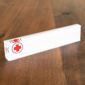 Schreibtischnadel anpassen namensplakette (Seite)