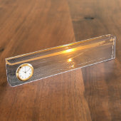 Schreibtischname Plakette (Seite)