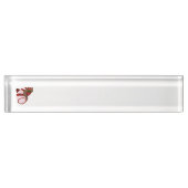 Schreibtischname Plakette (Vorderseite)