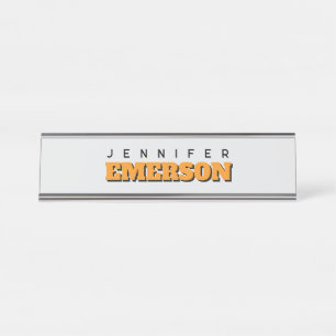 SCHREIBTISCHNAMENSPLAKETTE