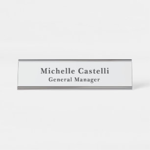 SCHREIBTISCHNAMENSPLAKETTE