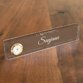 Schreibtischnamensplaketten Namensplakette (Seite)