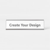 Schreibtischnamensplaketten Schreibtischnamensplakette (Vorderseite )