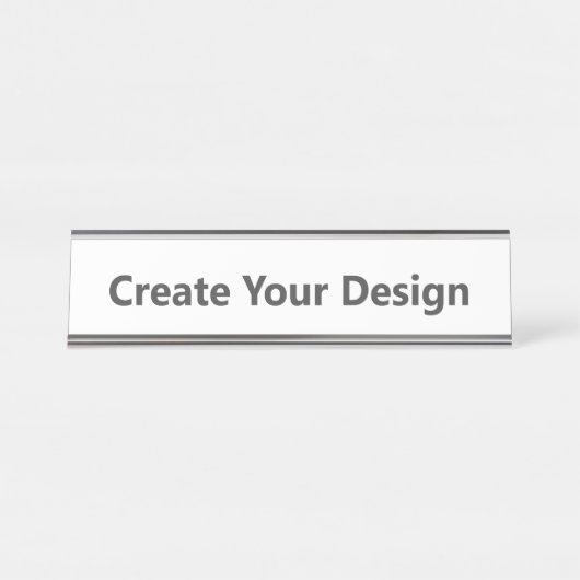 Schreibtischnamensplaketten Schreibtischnamensplakette (Vorderseite )