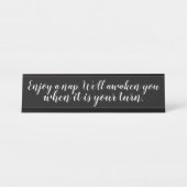 Schreibtischnamensplaketten Schreibtischnamensplakette (Vorderseite )