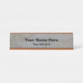 Schreibtischnamensplatte Schreibtischnamensplakette (Vorderseite )