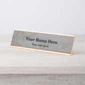 Schreibtischnamensplatte Schreibtischnamensplakette (Vorderseite )