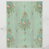 Schreibtischpapier für eingeklemmte Buchstaben (Rückseite)