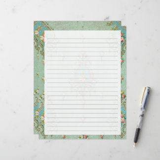 Schreibtischpapier für eingeklemmte Buchstaben