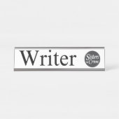 Schreibtischplatte Schreibtischnamensplakette (Vorderseite )