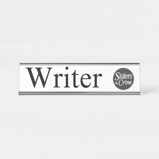 Schreibtischplatte Schreibtischnamensplakette (Vorderseite )