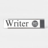 Schreibtischplatte Schreibtischnamensplakette (Vorderseite )