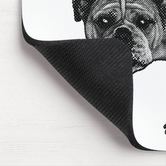 Schreibtischschneepunkte Mousepad (Ecke)