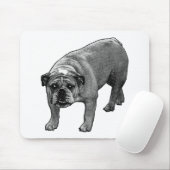 Schreibtischschneepunkte Mousepad (Mit Mouse)