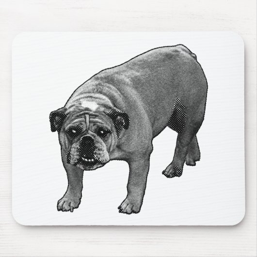 Schreibtischschneepunkte Mousepad (Vorne)