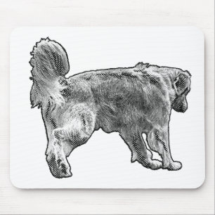 Schreibtischschneeruhige Mousepad