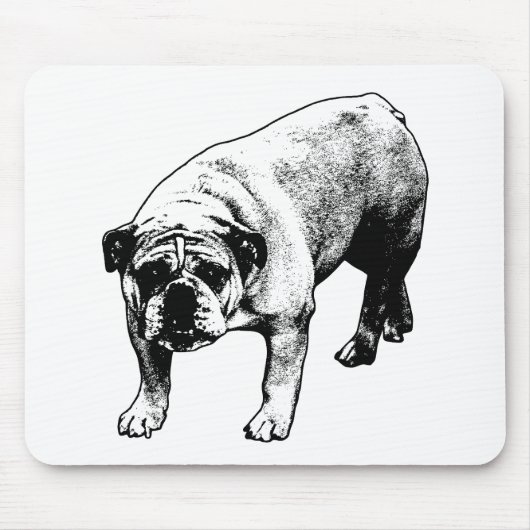 Schreibtischschneeruhige Mousepad (Vorne)