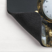 Schreibtischuhr Mousepad (Ecke)