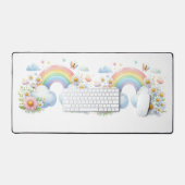 Schreibtischunterlage - Frühlingsflorales Tischset (Tastatur & Maus)