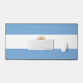 Schreibtischunterlage mit der Flagge Argentiniens (Tastatur & Maus)