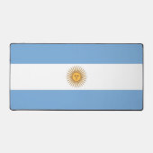 Schreibtischunterlage mit der Flagge Argentiniens (Vorderseite)