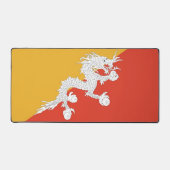 Schreibtischunterlage mit der Flagge Bhutans (Vorderseite)